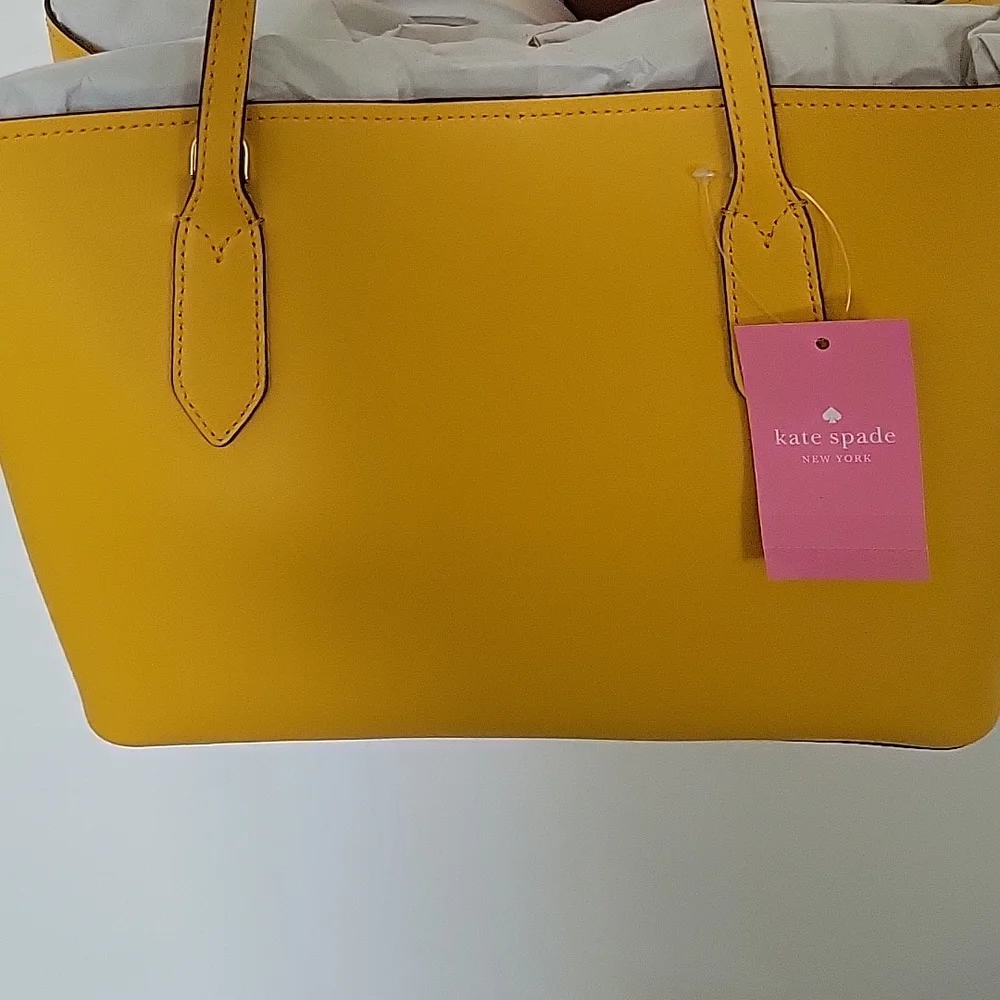 Kate Spade NWT Harper Satchel in Sunflower Field - Picture 9 of 10